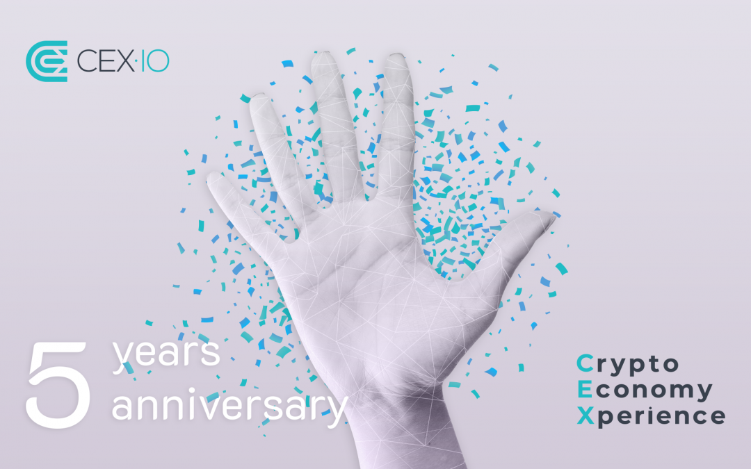 CEX.IO Celebrates 5th Anniversary: Milestones and Achievements